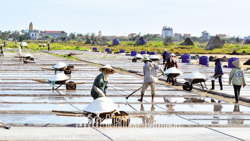 Giữa mênh mông đồng muối