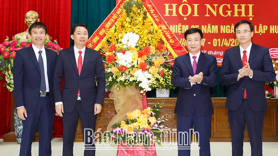 Huyện Mỹ Lộc tổ chức kỷ niệm 25 năm tái lập huyện