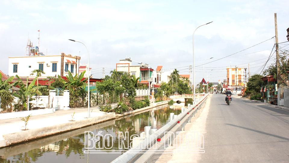 Hải Hậu phấn đấu hoàn thiện hạ tầng xây dựng nông thôn mới nâng cao, kiểu mẫu