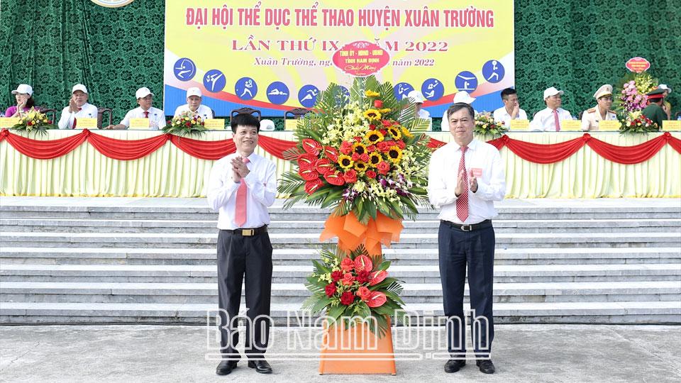 Khai mạc Đại hội Thể dục thể thao huyện Xuân Trường lần thứ IX-2022