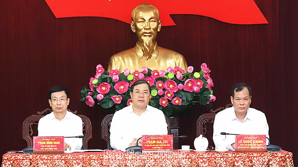 Hội nghị lần thứ 16 Ban Chấp hành Đảng bộ tỉnh khóa XX