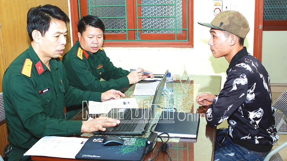 Trực Ninh khám sơ tuyển sức khỏe nghĩa vụ quân sự năm 2023